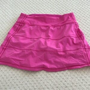 sonic pink pace rival mid-rise skirt